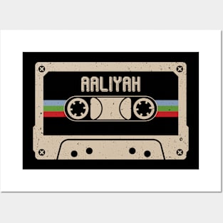 Aaliyah Vintage Cassette Tape Posters and Art